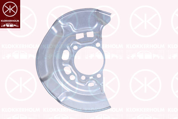 Lamiera paraspruzzi, Disco freno - 8177378 KLOKKERHOLM