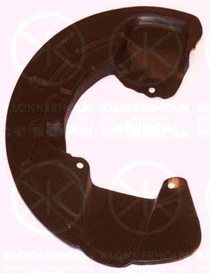 Splash Panel, brake disc - 9036377 KLOKKERHOLM