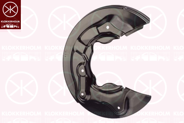 Splash Panel, brake disc - 9534871 KLOKKERHOLM