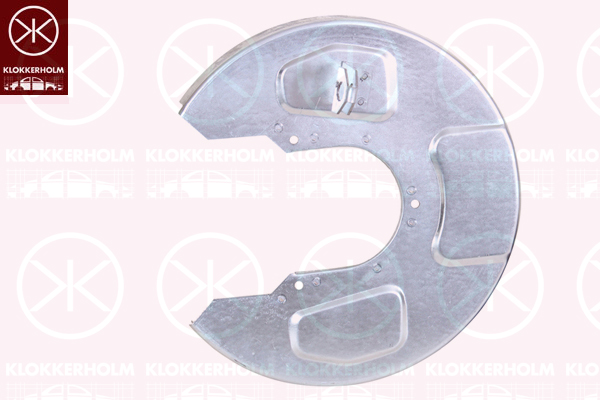 Splash Panel, brake disc - 9590878 KLOKKERHOLM