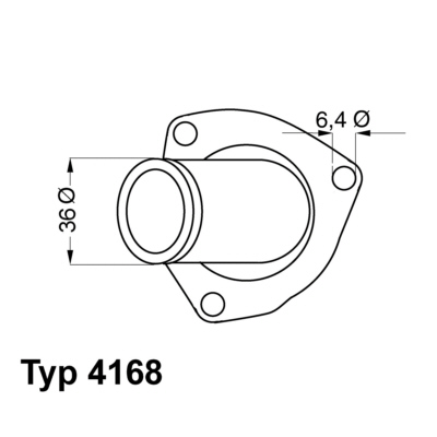 Termostato, Refrigerante - 4168.92D BorgWarner (Wahler)