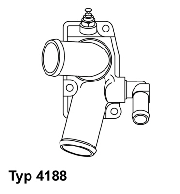 Thermostat, coolant - 4188.92D BorgWarner (Wahler)