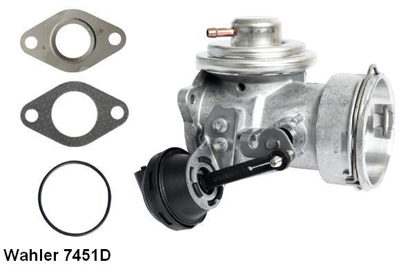 Клапан возврата ОГ - 7451D BorgWarner (Wahler)