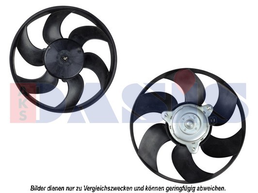 Fan, radiator - 168052N AKS DASIS