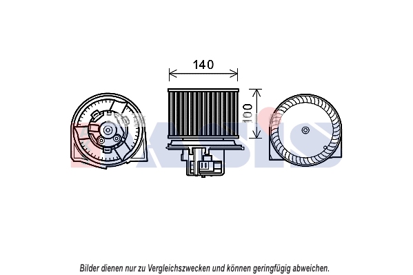 Ventilatore abitacolo - 198021N AKS DASIS