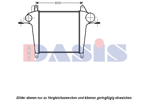 Intercooler - 267021N AKS DASIS