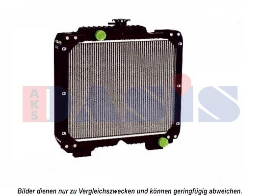 Radiator, engine cooling - 440664N AKS DASIS
