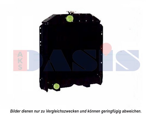 Radiator, engine cooling - 440667N AKS DASIS