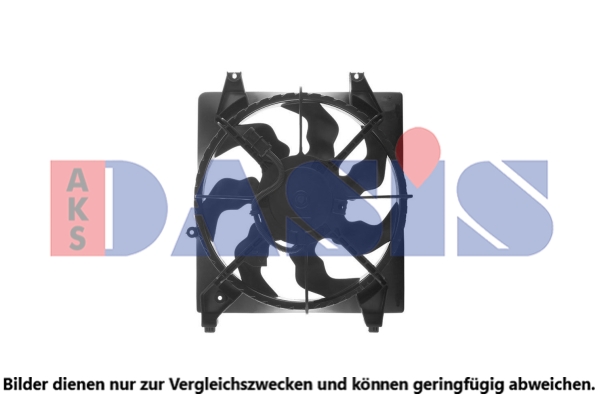 ventiliatorius, radiatoriaus - 568067N AKS DASIS