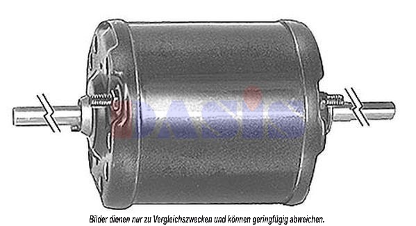 Electric Motor, interior blower - 740045N AKS DASIS