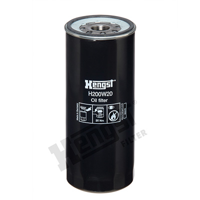 Oil Filter - H200W20 HENGST FILTER