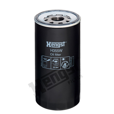 Oil Filter - H355W HENGST FILTER