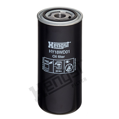 Oil Filter - HY18WD01 HENGST FILTER
