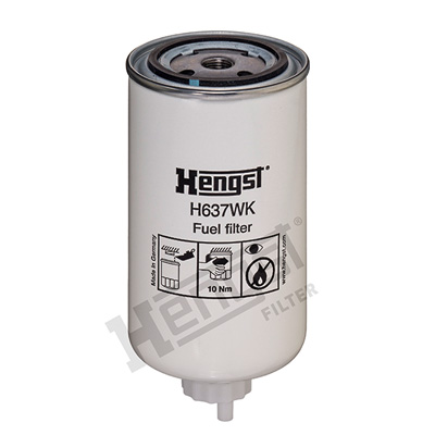 Fuel filter - H637WK HENGST FILTER