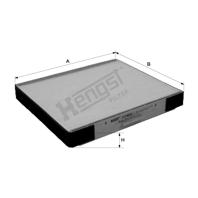 Filter, interior air - E3985LI HENGST FILTER