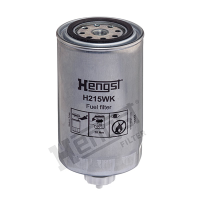 Fuel filter - H215WK HENGST FILTER