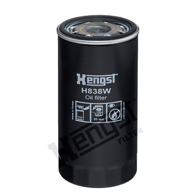 Oil Filter - H838W HENGST FILTER