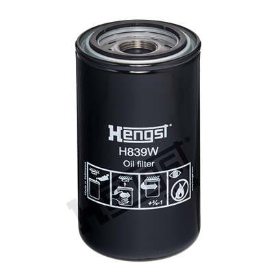 Oil Filter - H839W HENGST FILTER