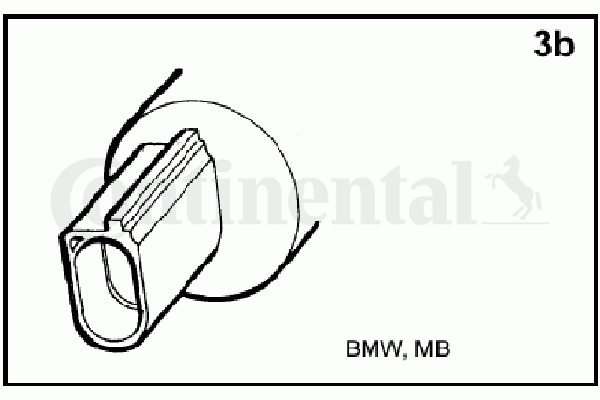 Water Pump, headlight cleaning - 246-086-001-007Z CONTINENTAL/VDO