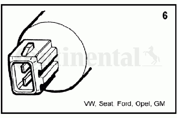 Water Pump, window cleaning - 246-083-002-014Z CONTINENTAL/VDO