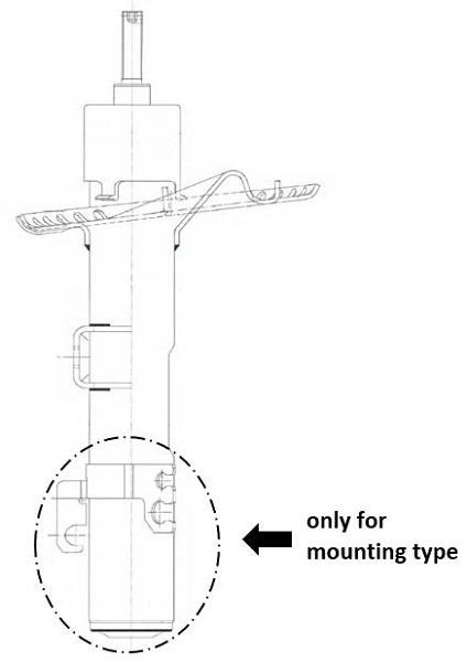 Shock Absorber - 335840 KYB