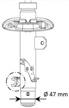 Shock Absorber - 339805 KYB