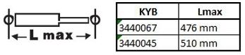 Shock Absorber - 3440045 KYB