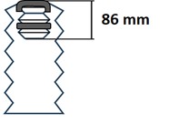 Dust Cover Kit, shock absorber - 910359 KYB