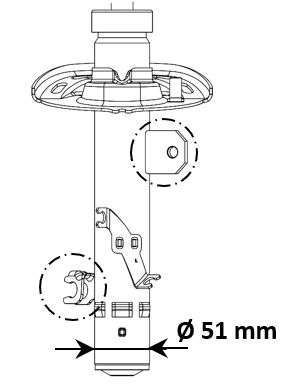 Shock Absorber - 3338005 KYB