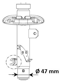 amortizatorius - 3338013 KYB