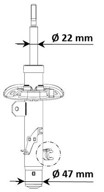 Ammortizzatore - 339802 KYB
