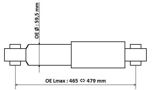 Амортизатор - 3450023 KYB