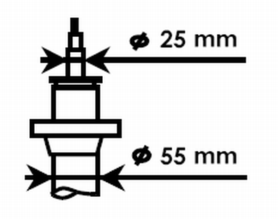 Ремкомплект, опора стойки амортизатора - SM1512 KYB