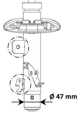 Shock Absorber - 3338054 KYB