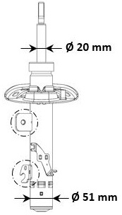 Shock Absorber - 3338057 KYB