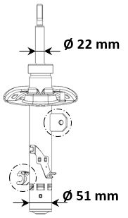 Shock Absorber - 3338060 KYB