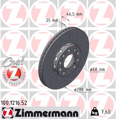 Discofreno - 100.1216.52 ZIMMERMANN