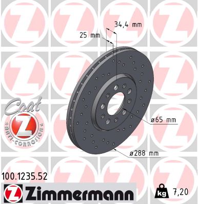 Discofreno - 100.1235.52 ZIMMERMANN