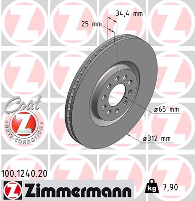 Discofreno - 100.1240.20 ZIMMERMANN