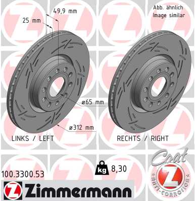 Discofreno - 100.3300.53 ZIMMERMANN