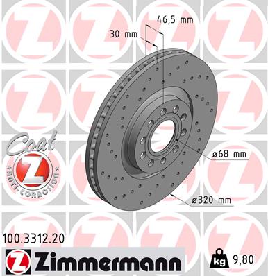 Discofreno - 100.3312.20 ZIMMERMANN