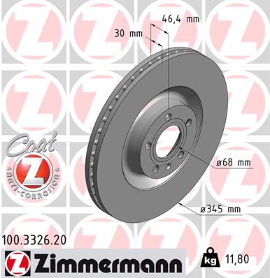 Discofreno - 100.3326.20 ZIMMERMANN