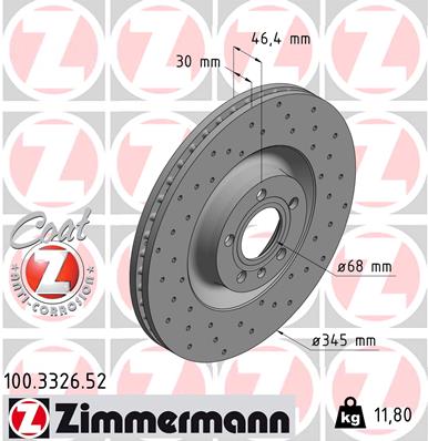 Discofreno - 100.3326.52 ZIMMERMANN
