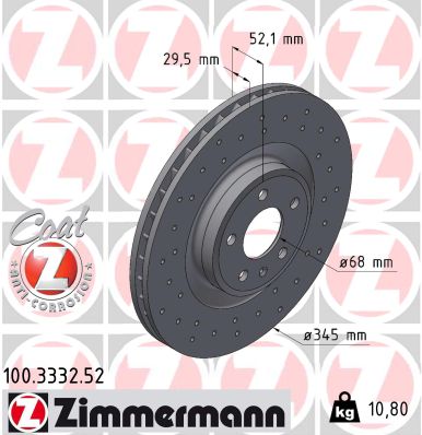 Discofreno - 100.3332.52 ZIMMERMANN
