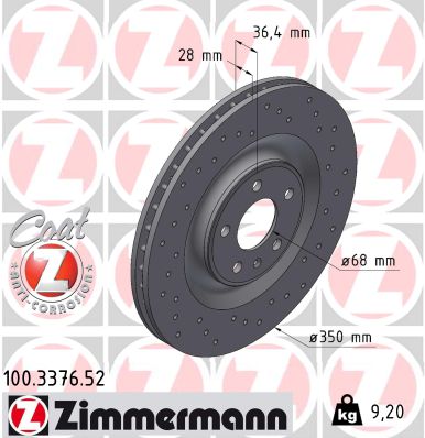 Discofreno - 100.3376.52 ZIMMERMANN
