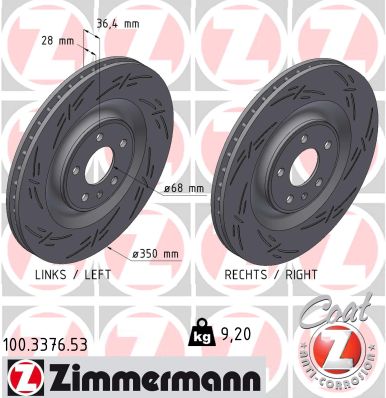 Discofreno - 100.3376.53 ZIMMERMANN
