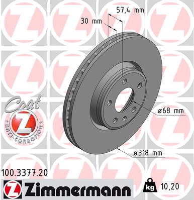 Discofreno - 100.3377.20 ZIMMERMANN