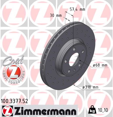 Discofreno - 100.3377.52 ZIMMERMANN