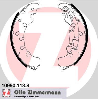 Brake Shoe Set - 10990.113.8 ZIMMERMANN