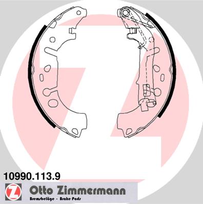 Brake Shoe Set - 10990.113.9 ZIMMERMANN